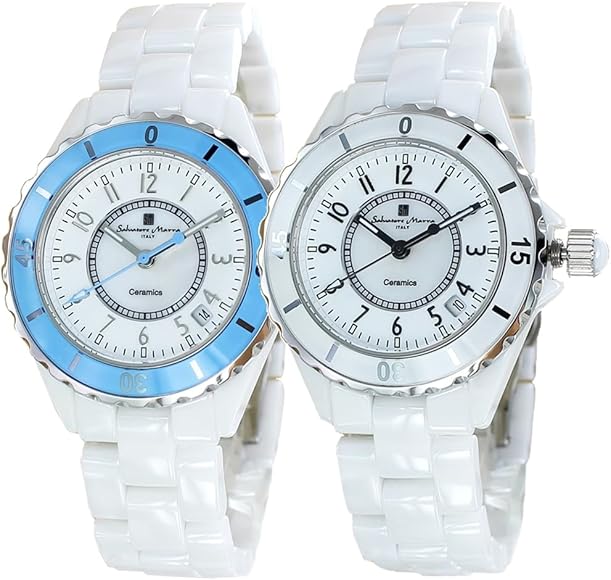 サルバトーレマーラ 腕時計 メンズ セラミック 時計 ブランド 白
