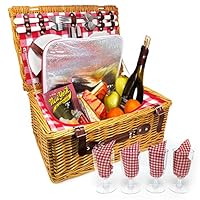 Algopix Similar Product 17 - Nature Gear Upgraded 4 Person XL Picnic