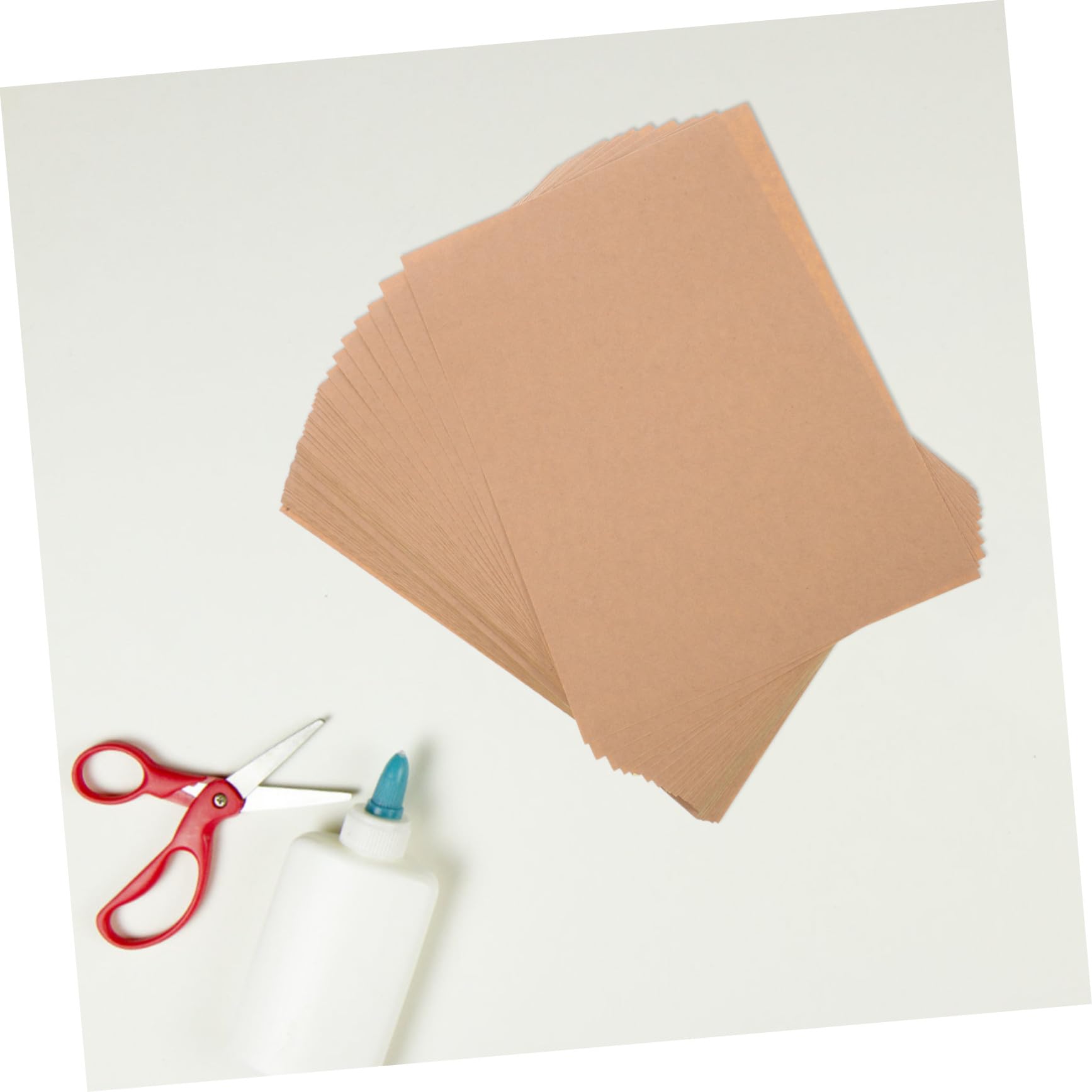 Homoyoyo 50fogli Etichette Adesive Carta Kraft Stampabili Scrivibili Bianca Supporto Easypeel Regali Organizzazione Incartare Progetti