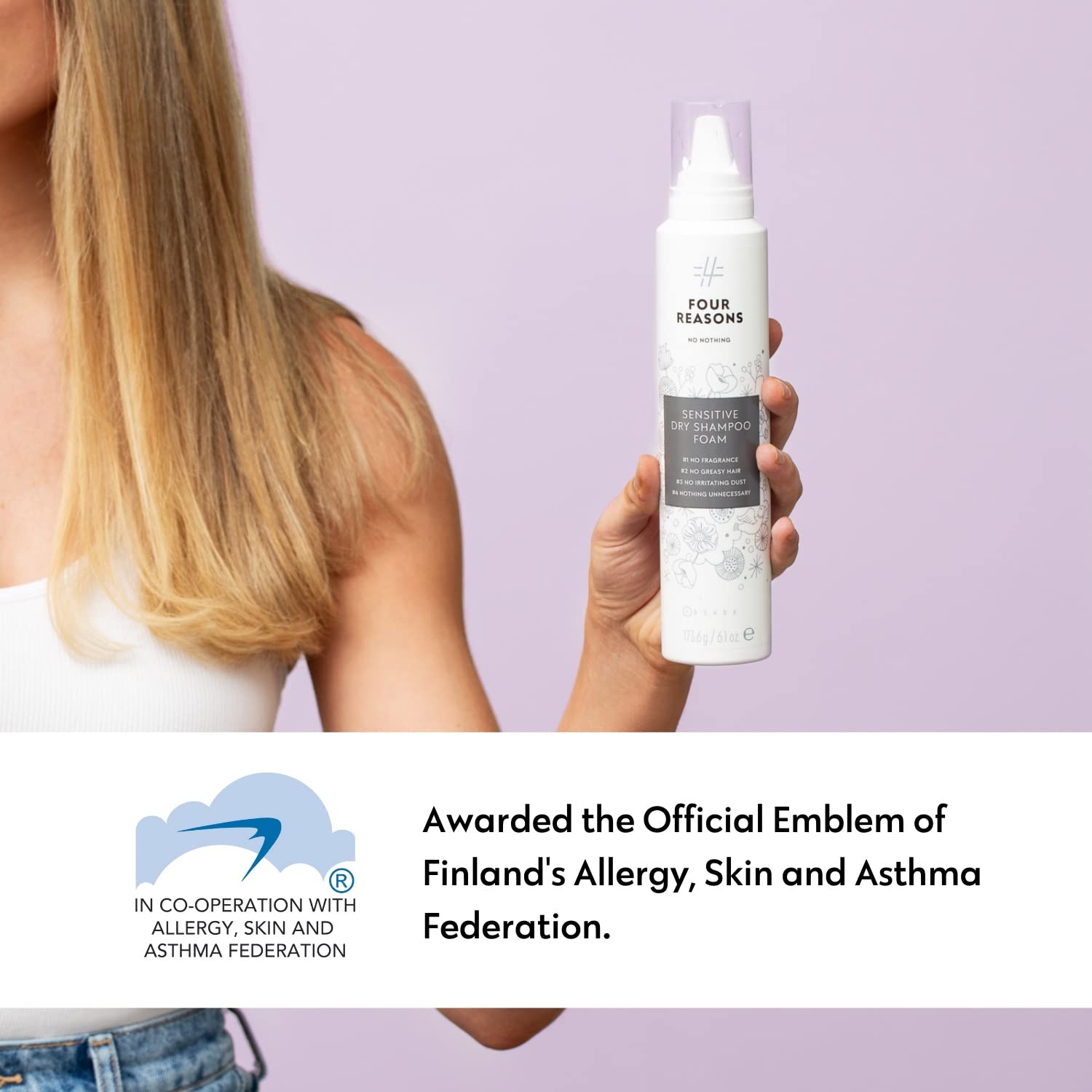 No nothing Dry Shampoo Foam for Women, Fragrance Free Mousse for Instant Refresh, 100% Vegan & Cruelty Free Waterless Shampoo for All Hair Types and Colors, 6.1 oz - Image 6