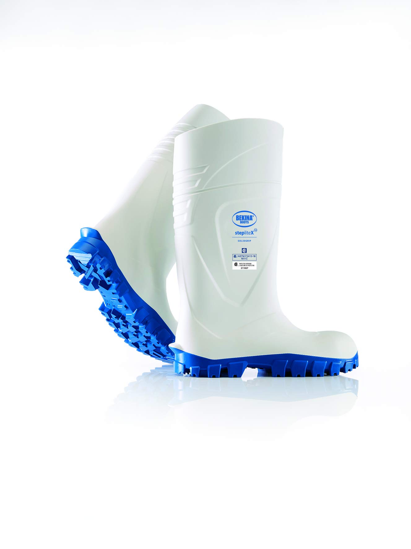 Bekina Steplitex Solidgrip S4 Safety Toe Wellington Boots For Men