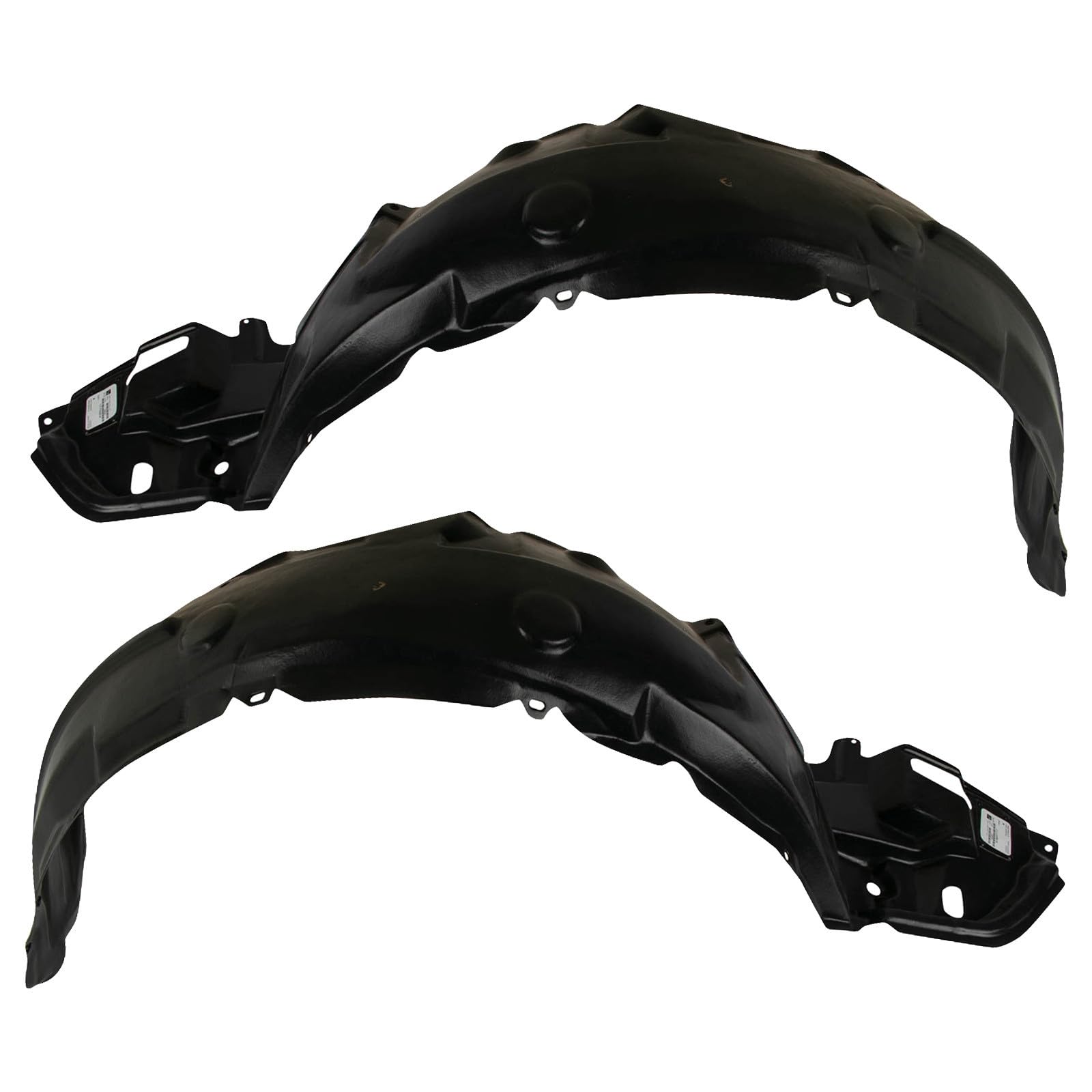 TRQ Front Inner Fender Liner Set | For 2009-2010 Toyota Corolla TO1248149 TO1249149