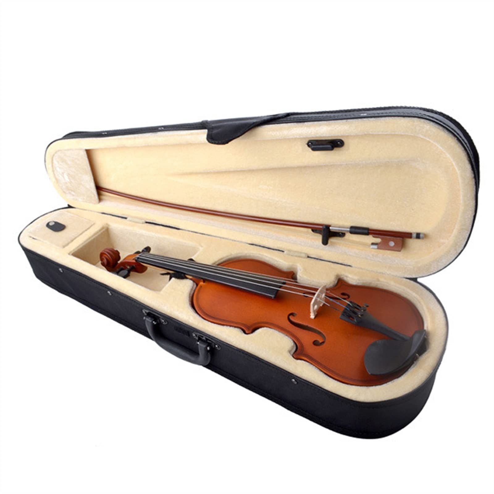 Nowe Skrzypce Instrument Muzyczny Świerk Matowy Klon Skrzypce Palisander Strunnik Z Akcesoriami Do Etui Początkujące Skrzypce