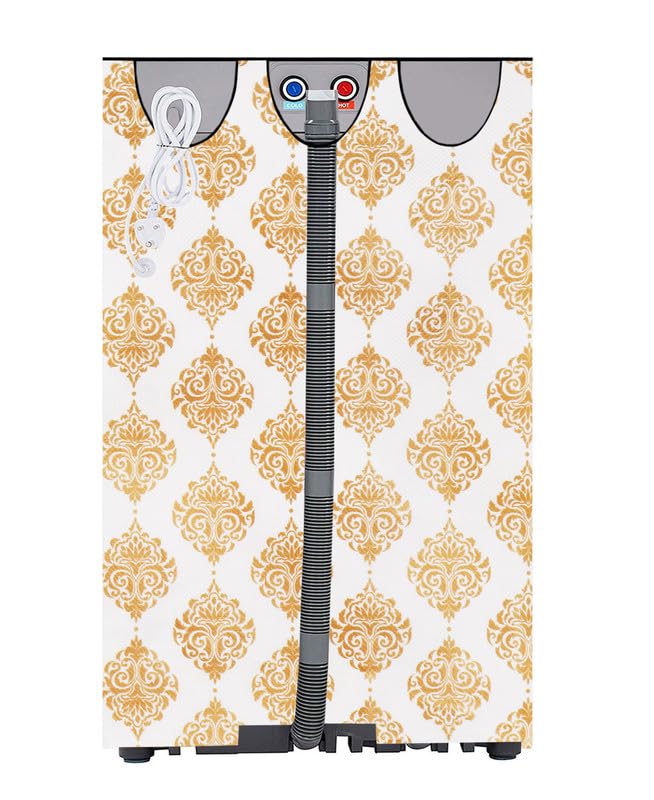 Image of Fully Automatic Top Load Washing Machine Cover Suitable For Samsung, Lg, Godrej, Whirlpool 6.5Kg, 7Kg, 7.5Kg, 8Kg, 9Kg, 10Kg, 11Kg ( 58Dx60Wx94H ), Waterproof Cover, Dmas Design .