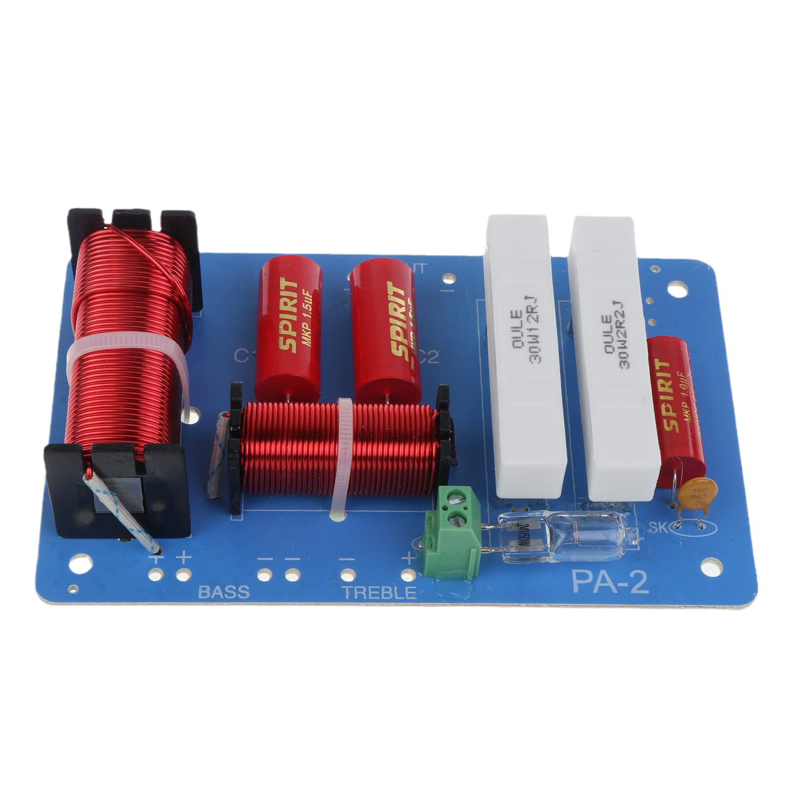 2 Way Frequency Divider Module Treble Bass Hi-Fi Crossover Filter Distributor Board