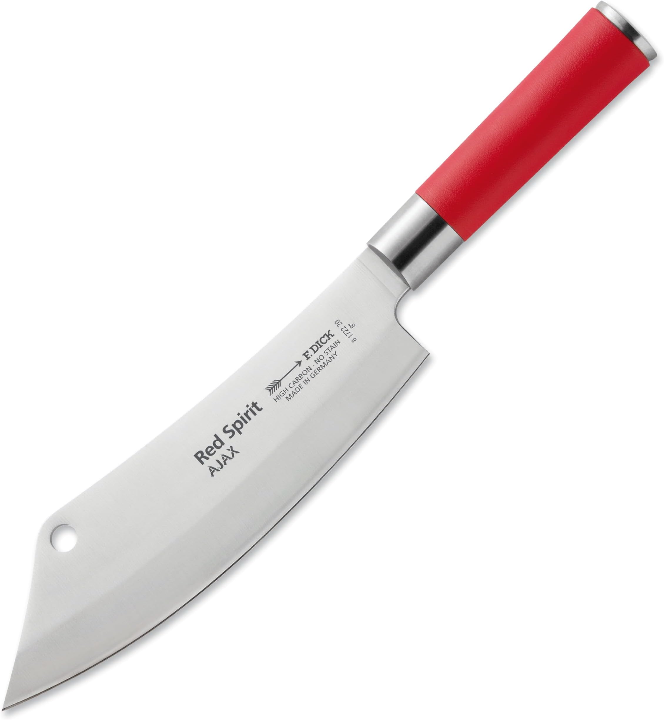 DICK 8172220 Ajaxmesser Edelstahl Rot 33.7 x 4.7 x 2.54 cm