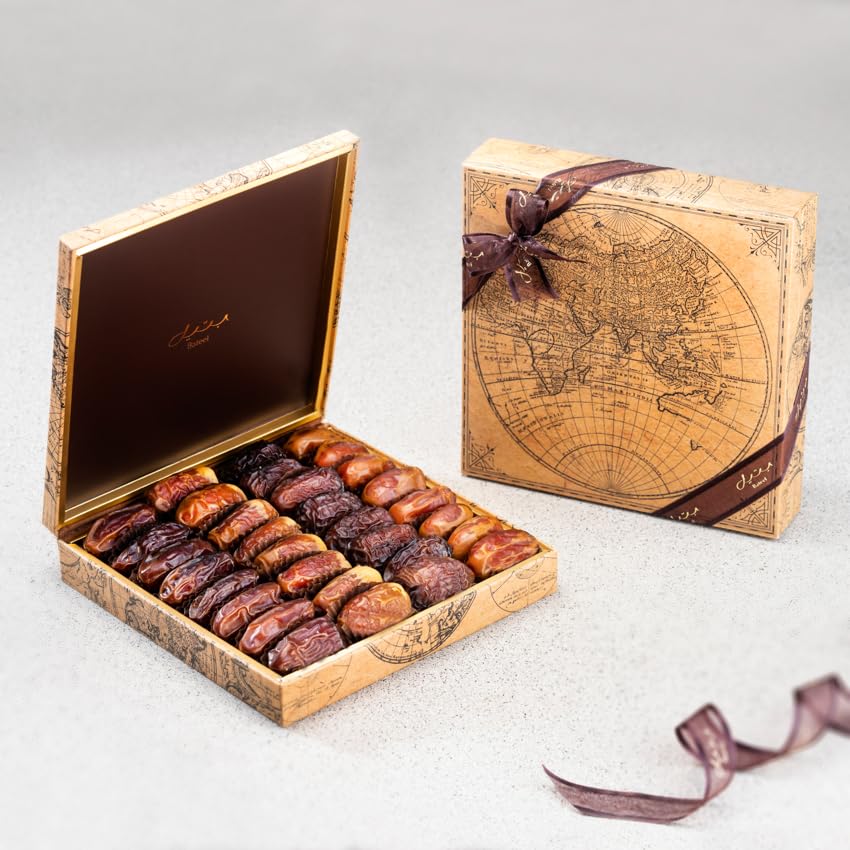 Bateel World Map Gift Set Premium Dates Signature Collection