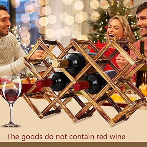 Soporte de Vino de Madera para 10 Botellas miniatura 5