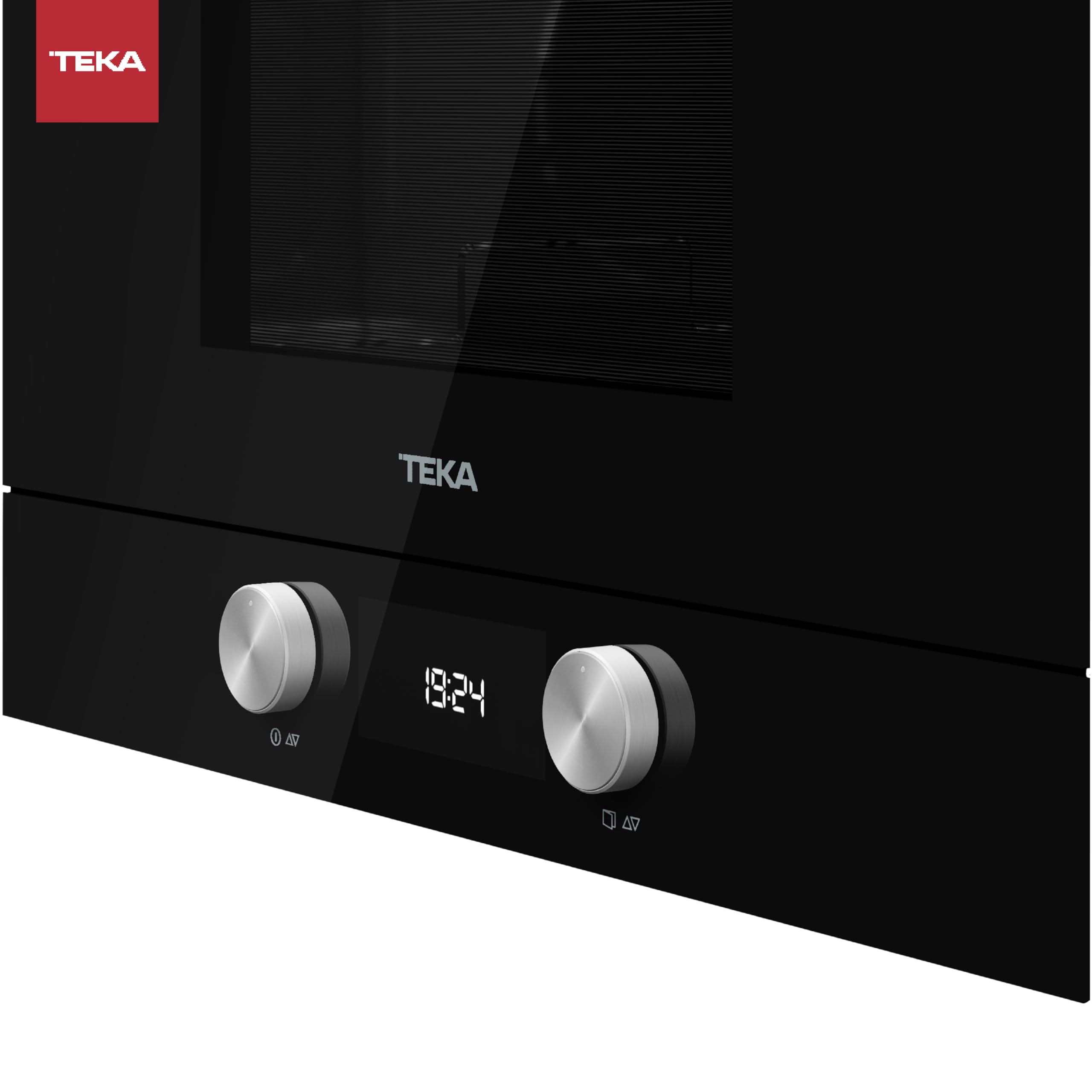 Teka ML 8220 BIS L - Microondas de Integración + Grill, Urban Colors Edition, con Base Cerámica, 5 Niveles de Potencia, 9 Menús de Acceso Directo, Color Cristal Negro