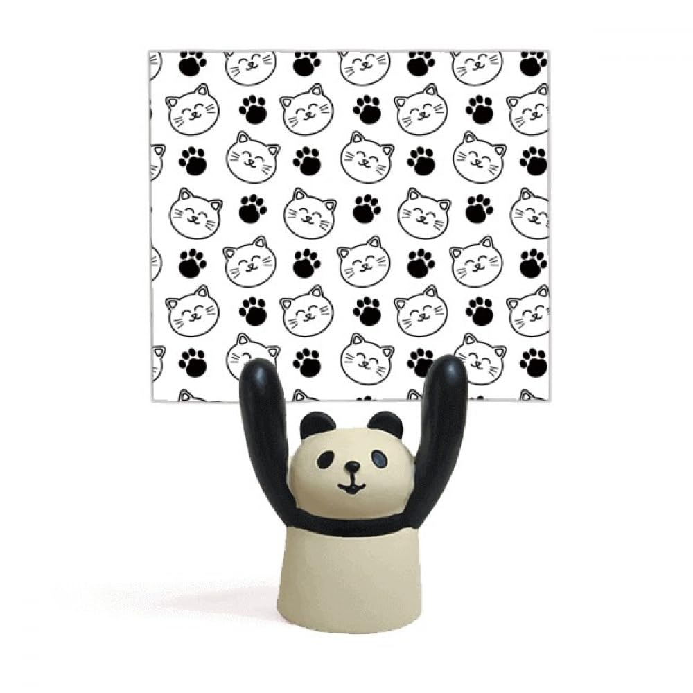 Porte-mémo chat avec pince métallique robuste pour notes - 4