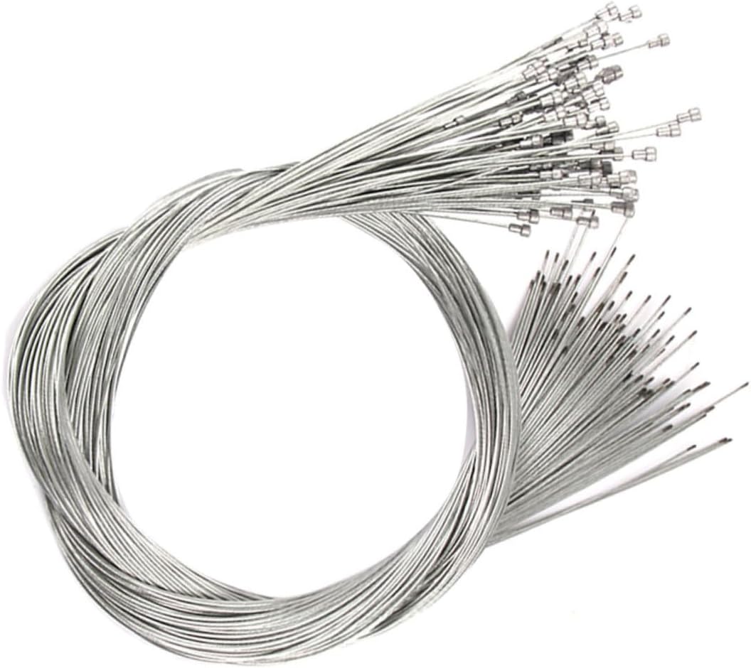 10pc Bike Shifting Cable Kit Durable PTFE Brake Gear Cables for Mountain Road Bikes Low Friction Design Fit for Internal External Wiring