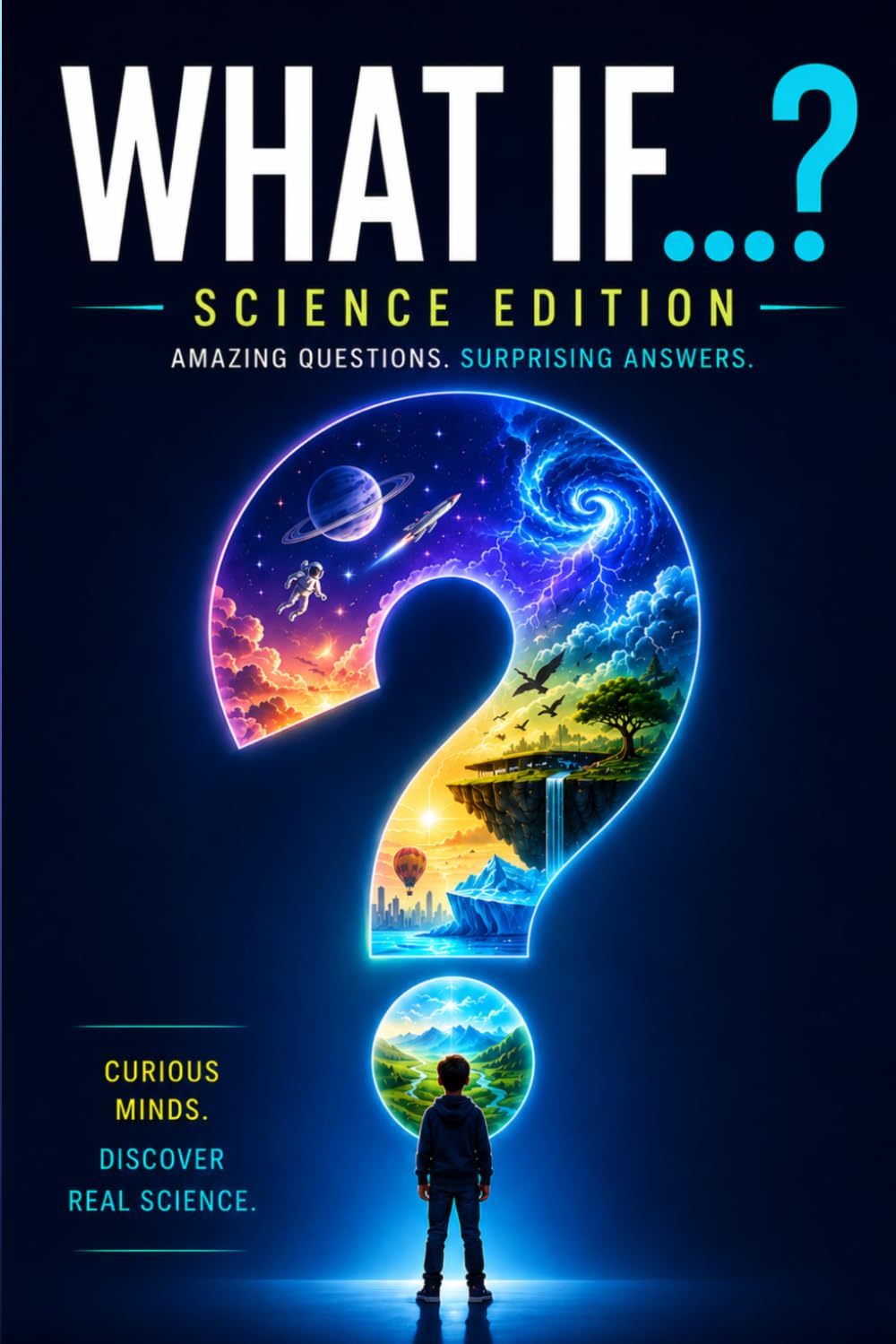 What If? Fascinating Science Questions for Curious Minds: Discover the Science Behind Gravity, Rain, the Moon, Bees, Oxygen, and More!
