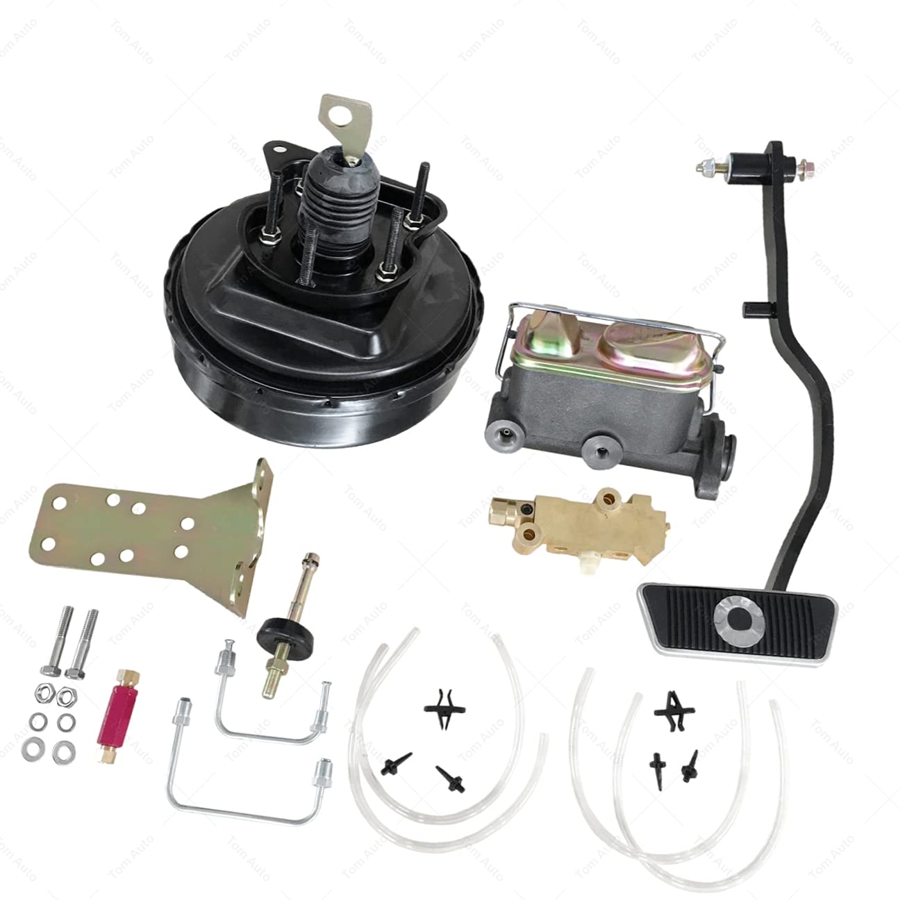 Buy 9" Power Brake Booster Conversion Kit 1" Bore Master Cylinder & ing