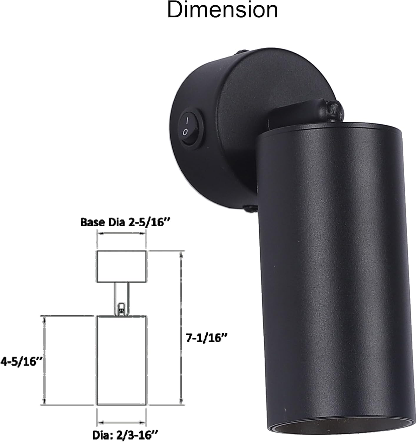 2Pack LED RV Wall Sconce with Switch, 12Volts RV Bedside Spot Reading Lamp, 12 Volt Interior Light Fixture for RV, Trailer, Camper, Motorhome