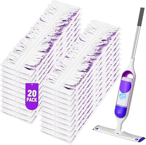 Refills for Floor Cleaning 25 Pack Disposable Power Mop Pads Refills PowerMop Multi-Surface Replacement Mopping Refills Pads