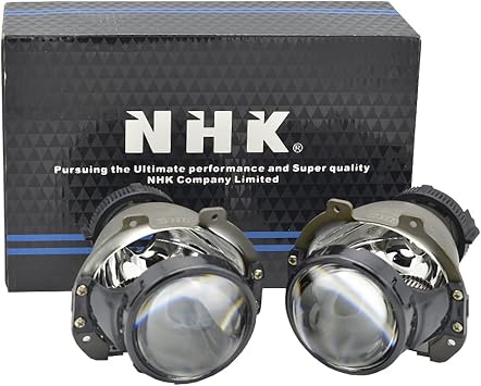 2.5 Inch NHK Projector Len, Universal Projector Lens for Hella 5 Metal Holder D2S D2H Headlight Car Headlight Accessories Automotive Retrofit