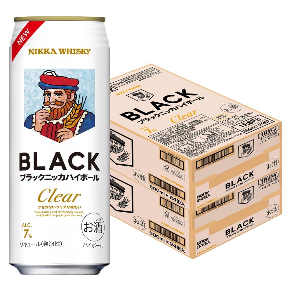 Amazon.co.jp: アサヒ ブラックニッカ クリア ハイボール 500ml×2