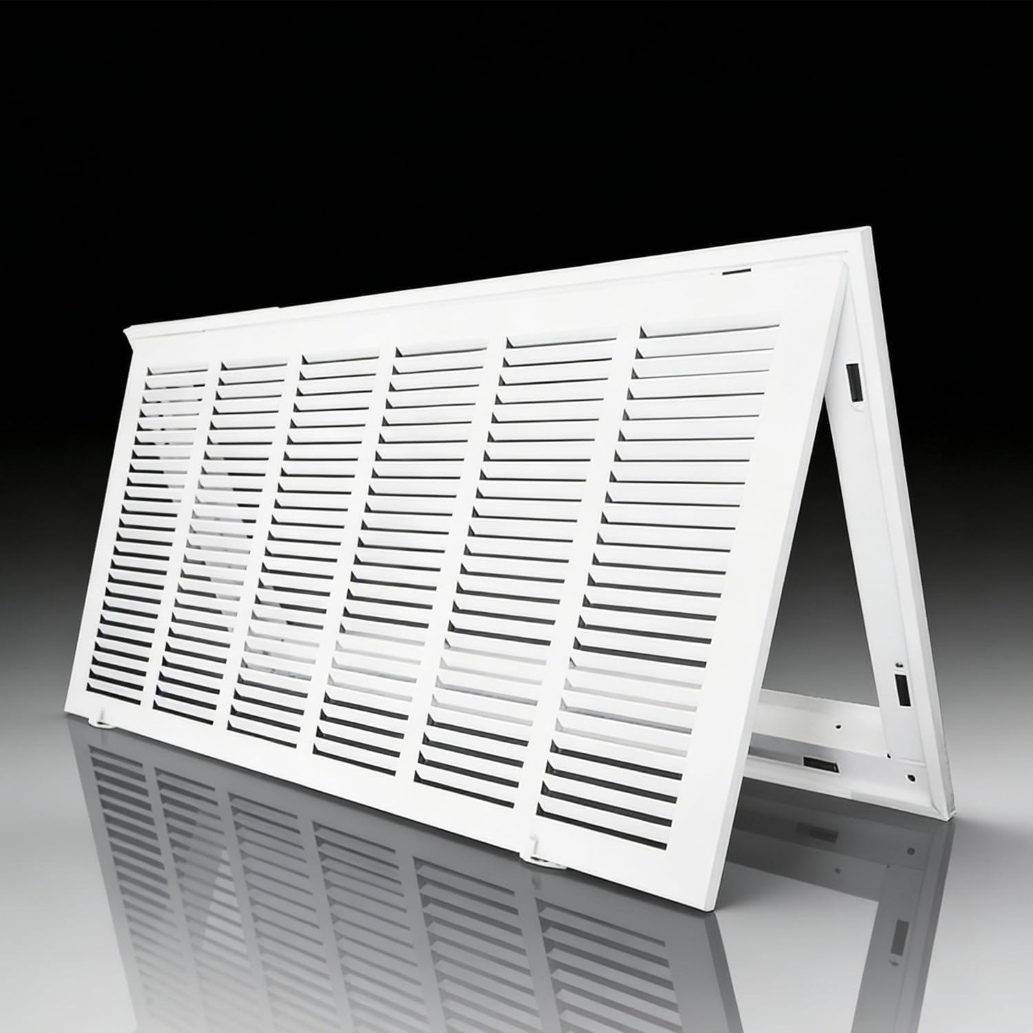 Steel Return Air Filter Grille,Return Vent Cover for Wall or Ceiling [Duct Opening Size] Removable Face/Door for 1 Inch Filters (30"W x 12"H Duct Opening)