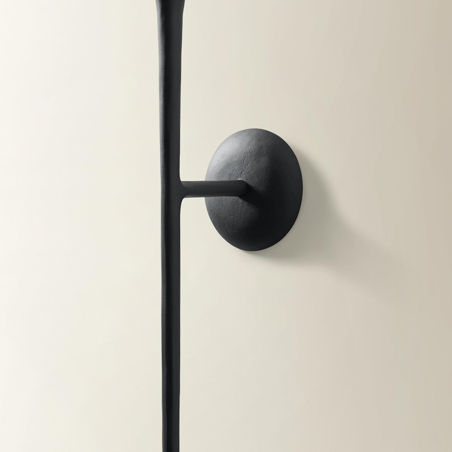 Z Gallerie Aspar Wall Sconce, A Modern Candle Holder with Elegant Hook Design, Versatile Decorative Lighting for Indoor Wall Decor and Ambiance Setting, Black (Candle Not Included),1Pc