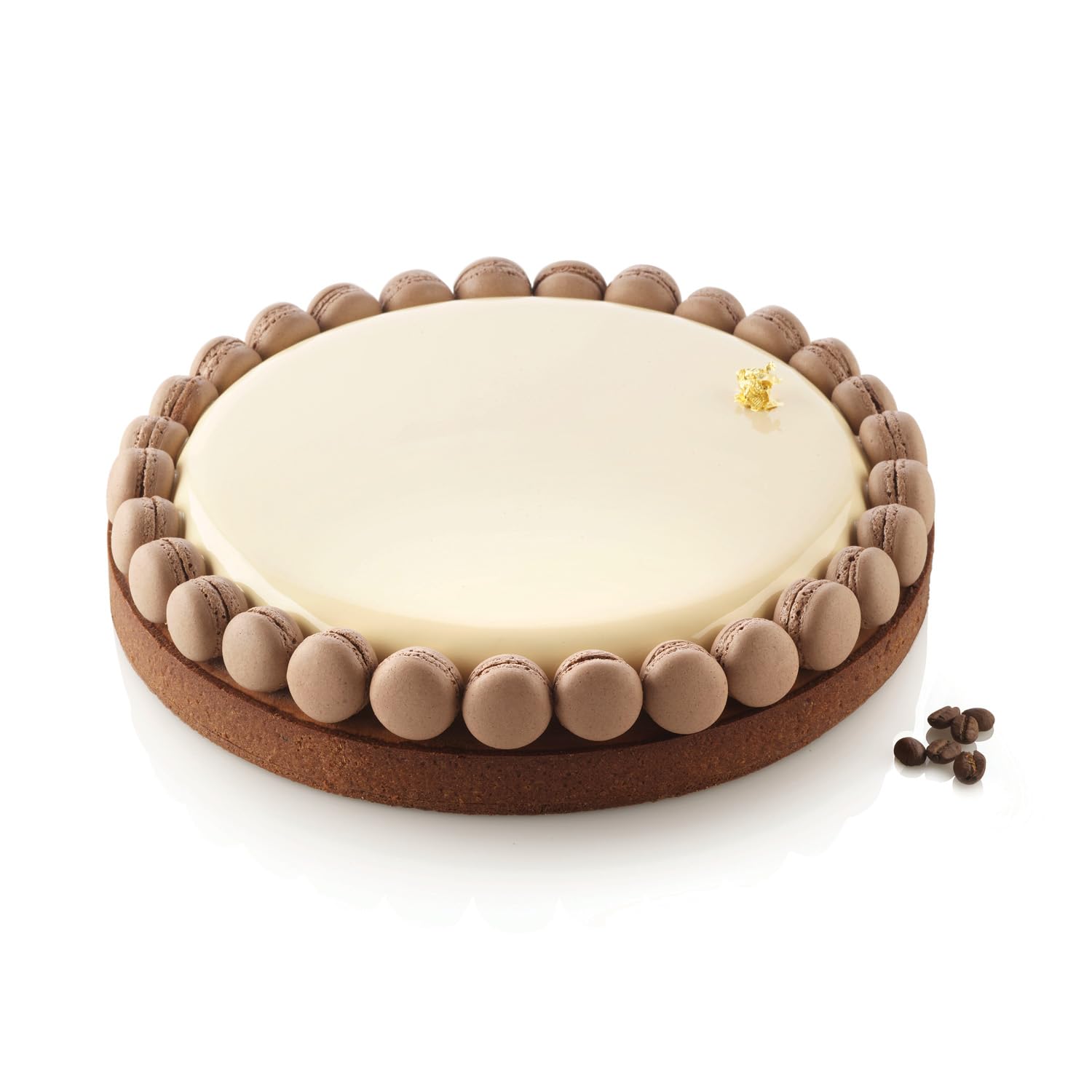 Silikomart - Anello Microforato per Crostate Moderne Ø 25 cm h 2 cm, resistente al calore