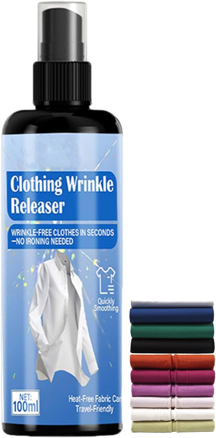 – Sizing Spray for Ironing,100ml Anti-Static Sizing Spray for Fabric | Clothing Smoothing Mist,for Home Dormitory Vacation Travel Business Trip Laundry Shirt Sheet