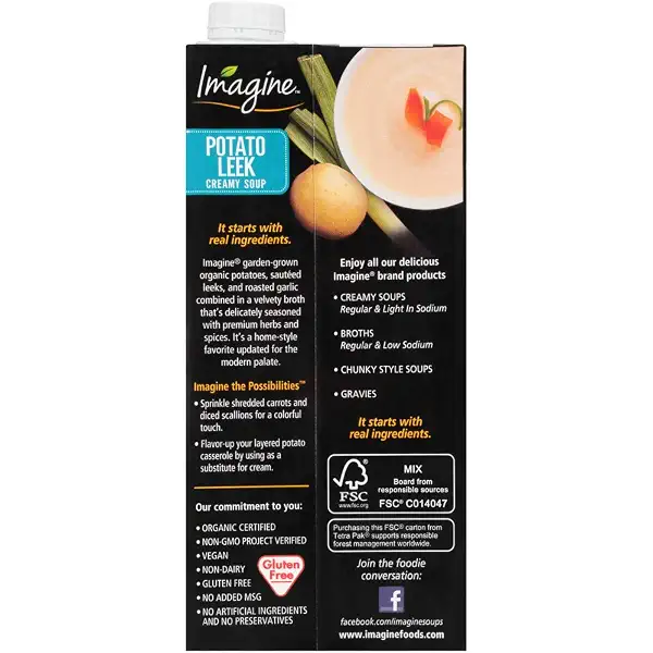 Imagine Organic Creamy Soup, Potato Leek, 32 oz. (Pack of 2) 6