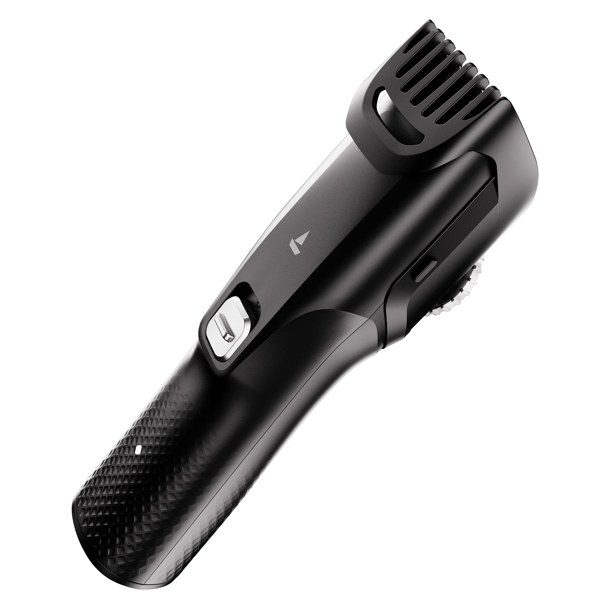 boAt Slazer S100 Beard Trimmer For Men, 300 min runtime,2X Fast Charging, USB Type C, Metallic Finish, Adjustable Comb, Stainless Steel Blades, 2 Years Warranty (Phantom Black)-image-31