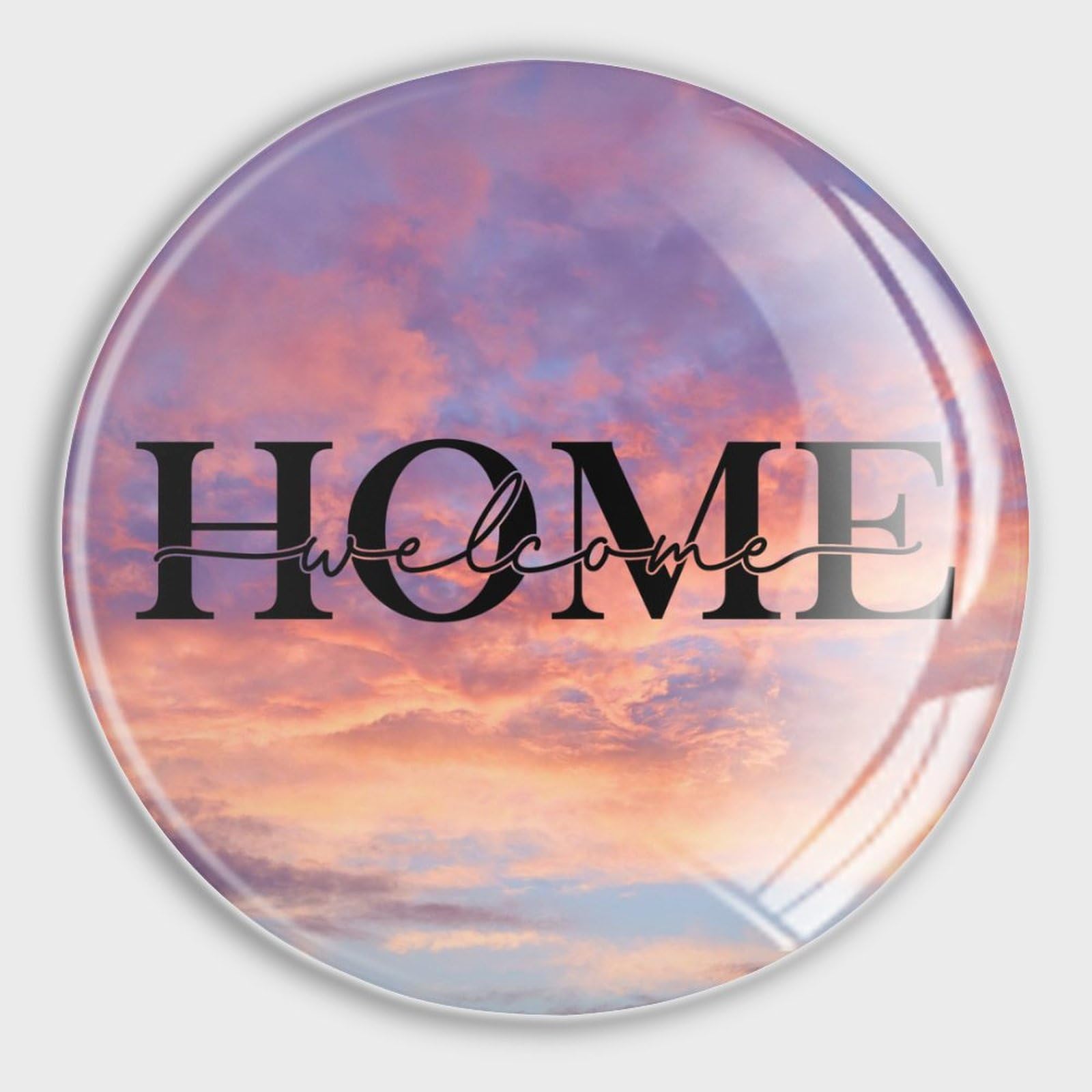 Aimants de bureau Welcome Home en verre, une idée cadeau idéale pour la maison