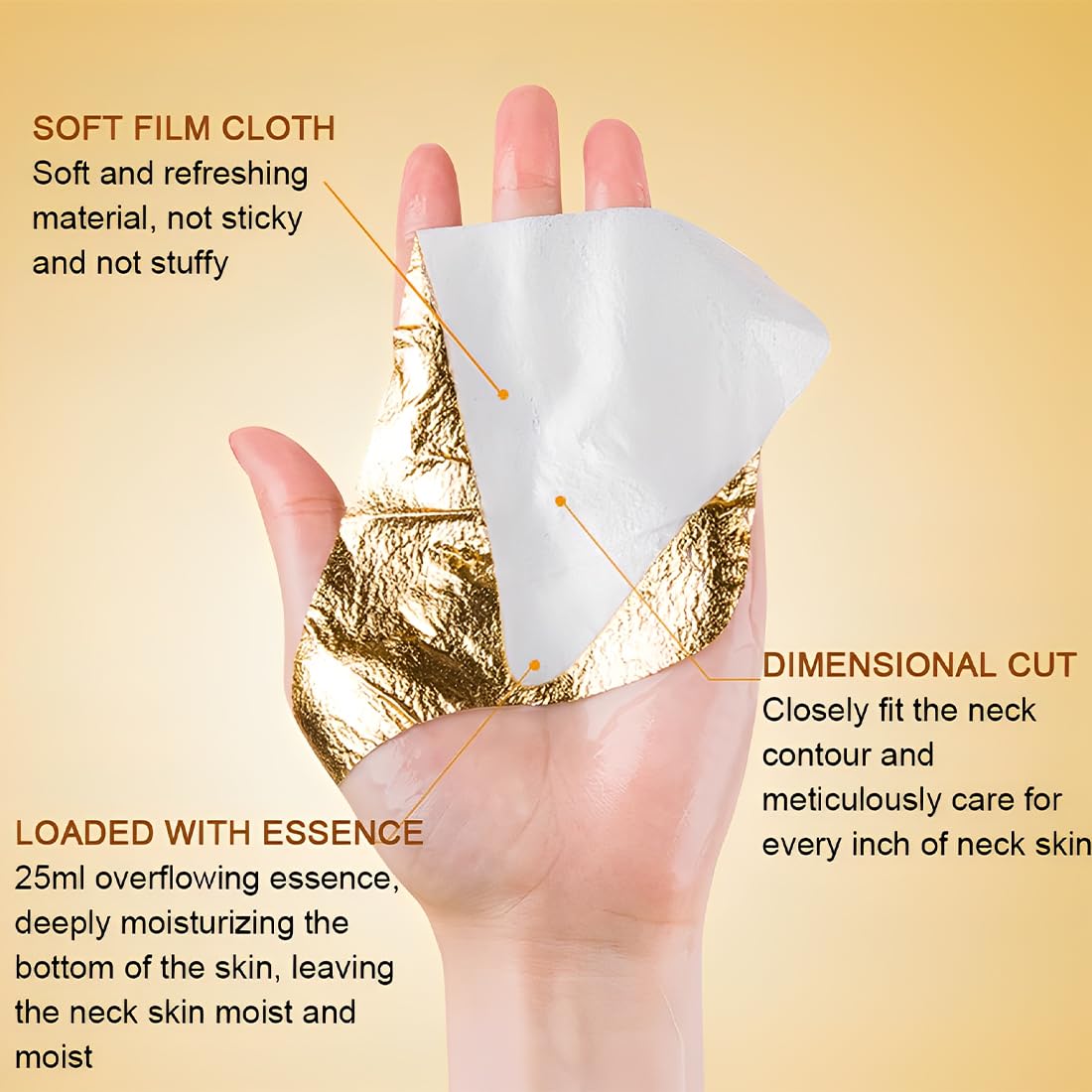 1 Confezione maschera collo, Cerotti lifting collo, Maschera collo collagene