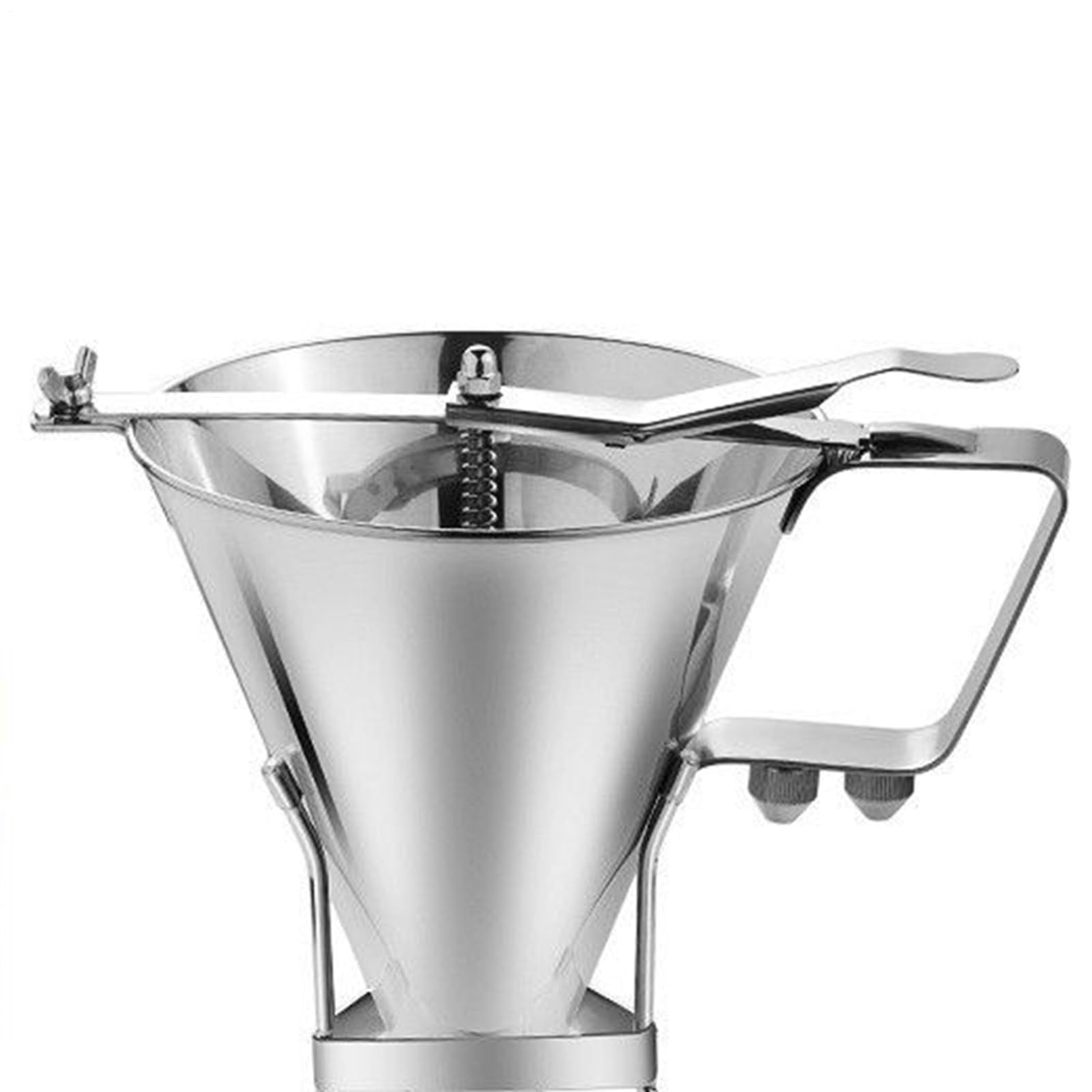 Lejek do ciasta naleśnikowego – dozownik 1800 ml ze stali nierdzewnej do delikatnego nalewania, precyzyjny pomiar z szczelną konstrukcją, narzędzie do pieczenia czekolady do naleśników, babeczek