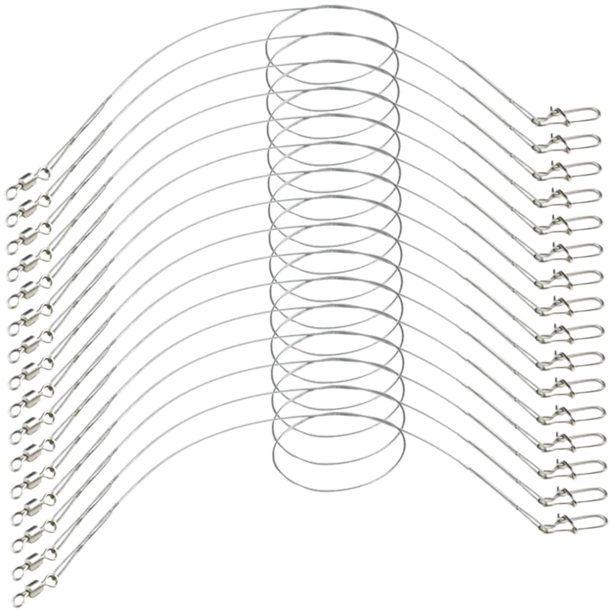 JOINPAYA Portable Fishing 24pcs Set of Anti-wear Fishing Wires Pin Flexible for Freshwater Saltwater Use
