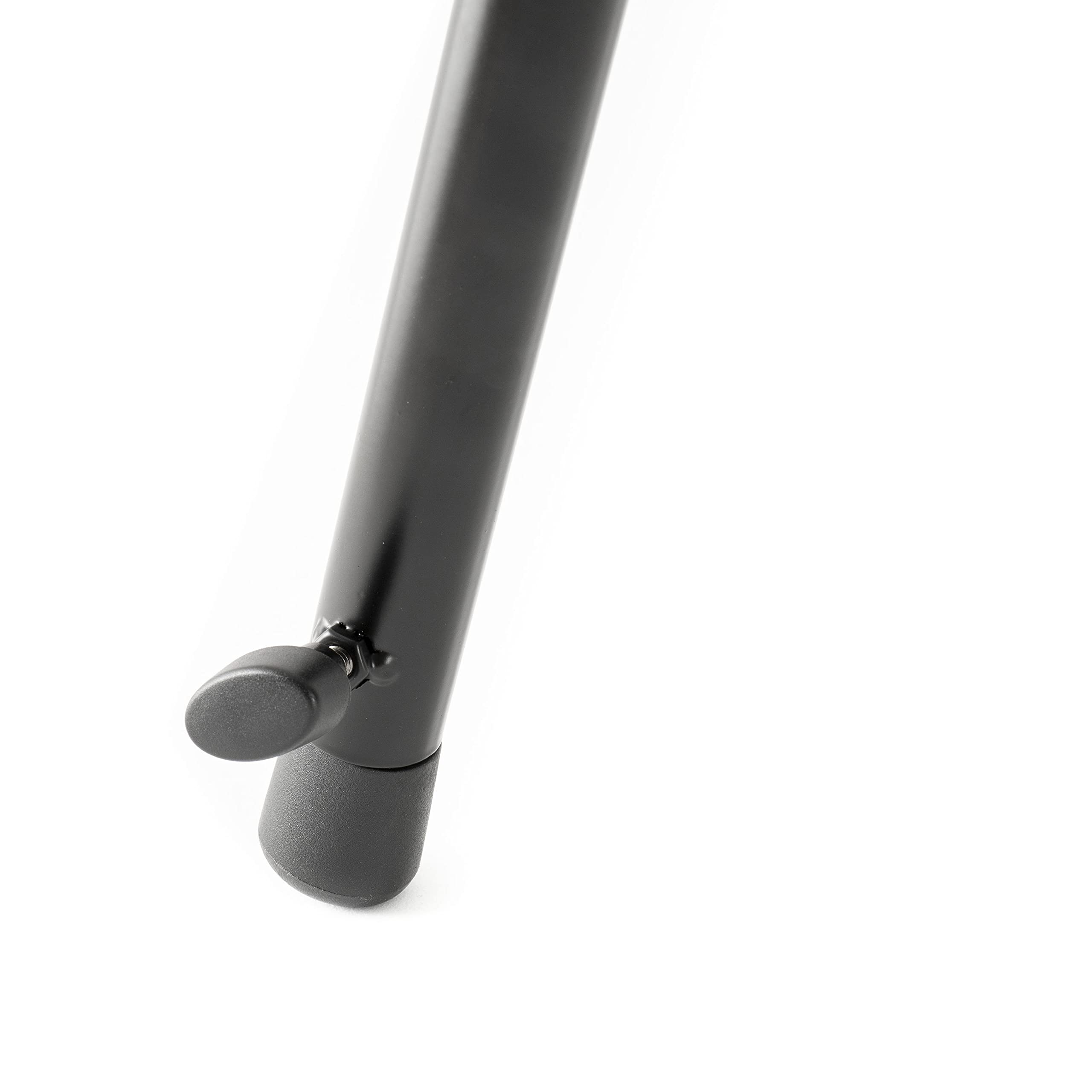 MUSIC STORE MXS-A1B Keyboardtisch, Universeller Ständer für Keyboards und Synthesizer, Einstellbar, Zusammenklappbar, Gummifüße für Sicheren Stand, Höhe 630-970 mm, Belastbarkeit bis 80 kg