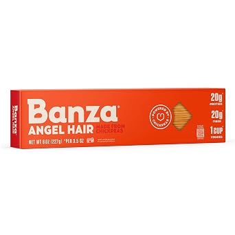 BANZA Pasta Angel Hair Chickpea, 8 OZ