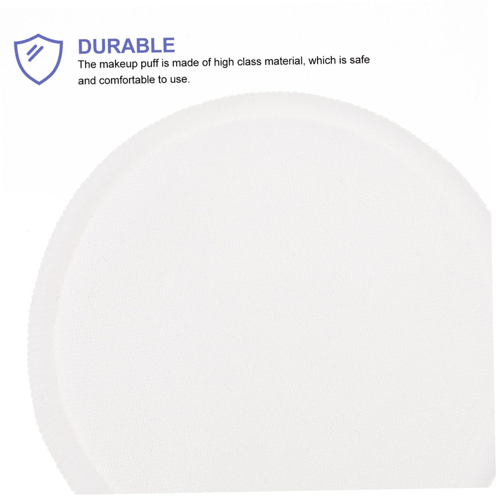 WOONEKY Discos Desmaquillantes Reutilizables de Algodón Forma Redondeada para Limpieza Facial Cómoda en Casa o Salón, Material Sintético