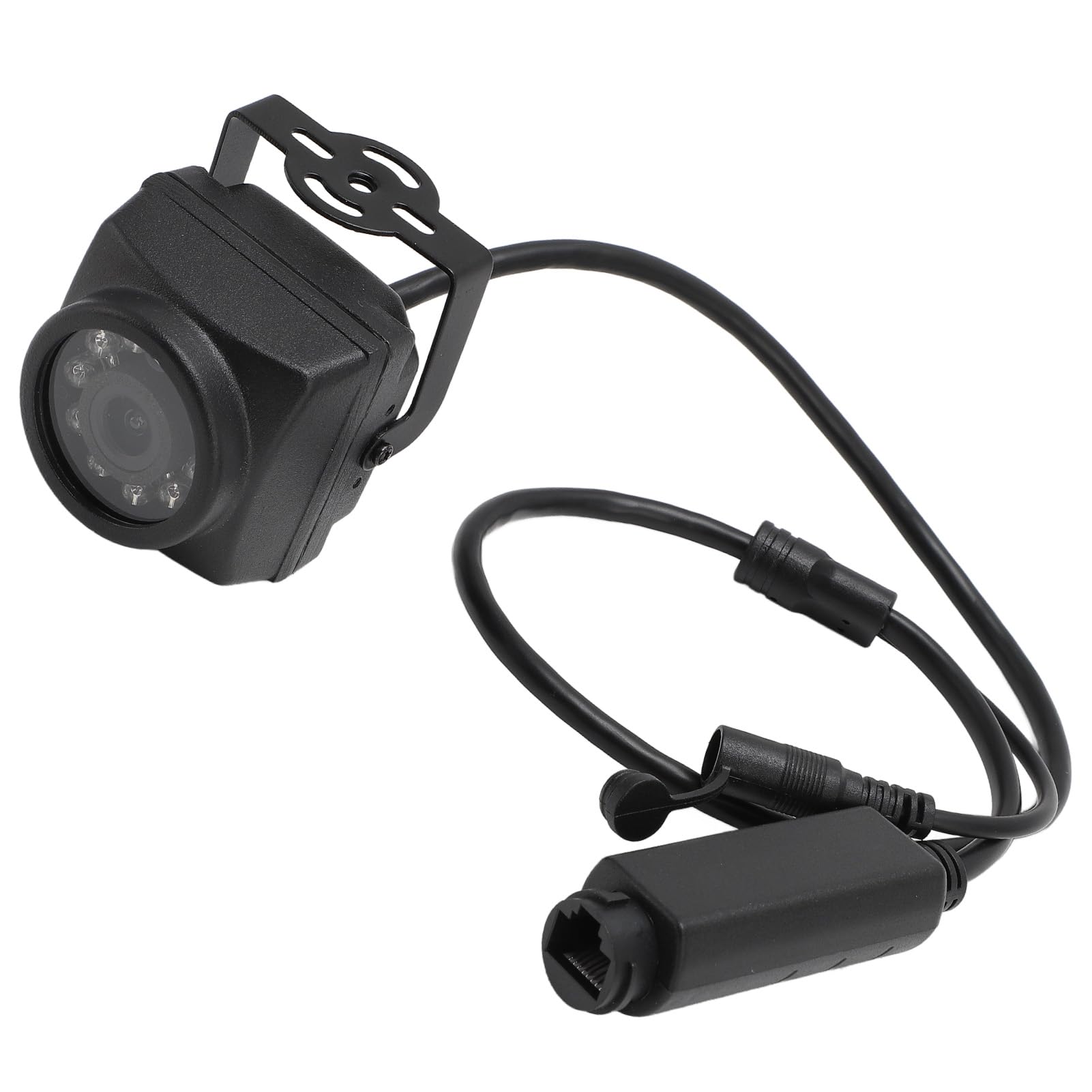 IR-Kamera, 8 MP, CMOS-Bildsensor, 3,6-mm-Objektiv, 10 LEDs, Infrarot-Flutlicht, 90-Grad-Weitwinkel-Nachtsicht-Überwachungskamera, Aluminiumlegierungsgehäuse mit Wärmeableit