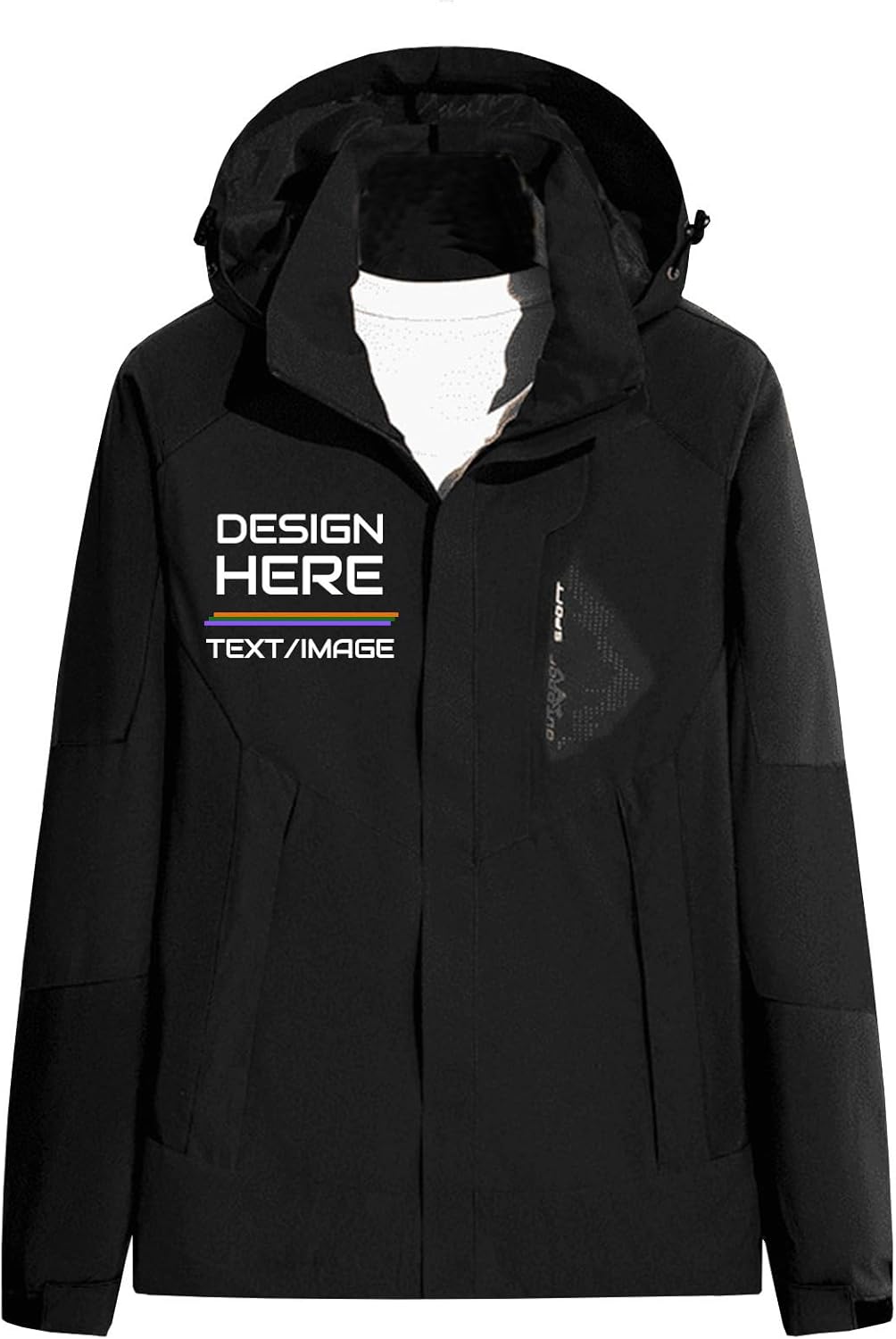 Custom Ski Coat Personalized Waterproof Ski Jacket Customized Hiking Windbreaker Outdoor Warm Raincoat