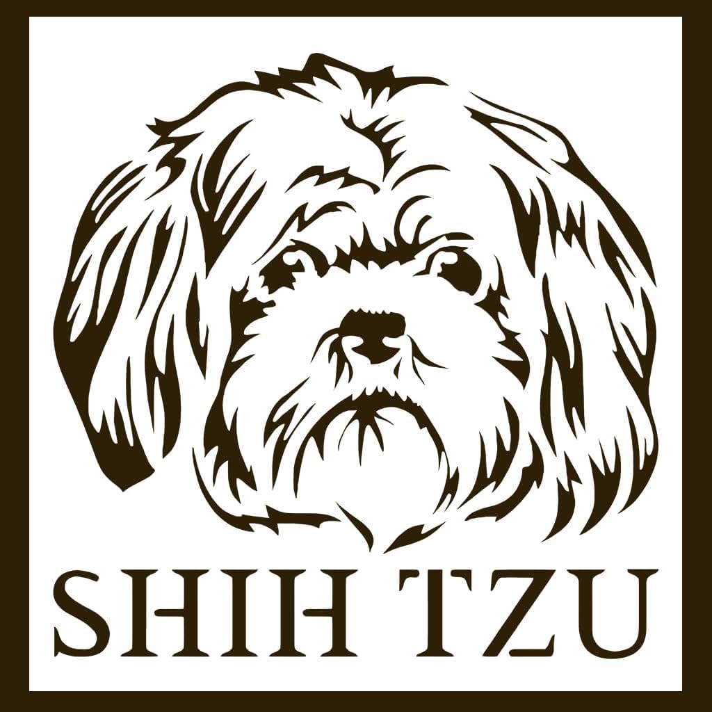 Amazon.com : Dog Stencil/Stencils - Shih Tzu Dog Stencil - Stencils for ...