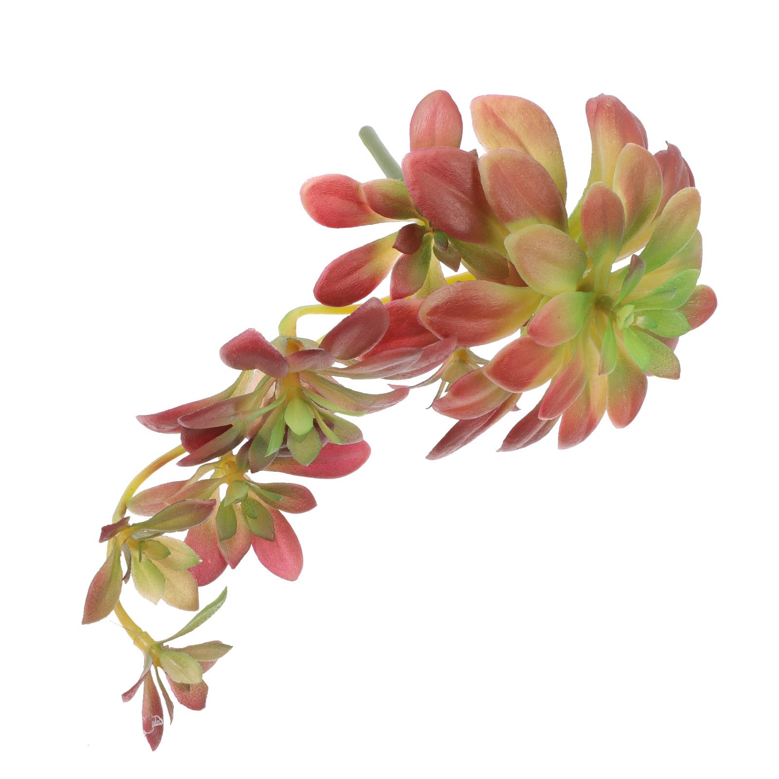 Plante Artificielle Succulente 27cm Marron en Plastique Réaliste | Vitrine et Composition de Fleur, Déco Intérieure Maison, Style Réaliste, 1 Pièce
