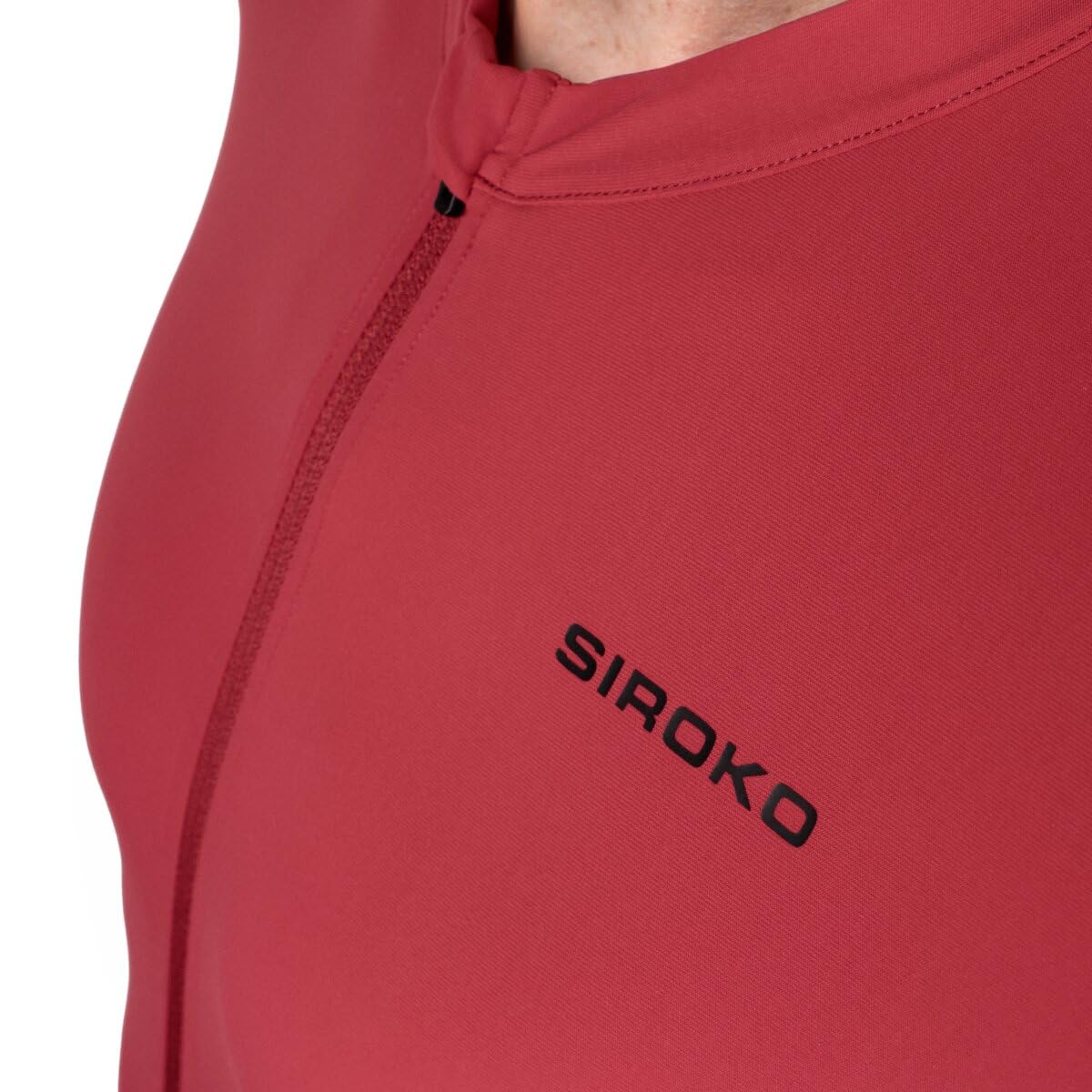 SIROKO Maillot de Gravel Manga Corta Ciclismo GM2 Golden Pedals Red Rojo