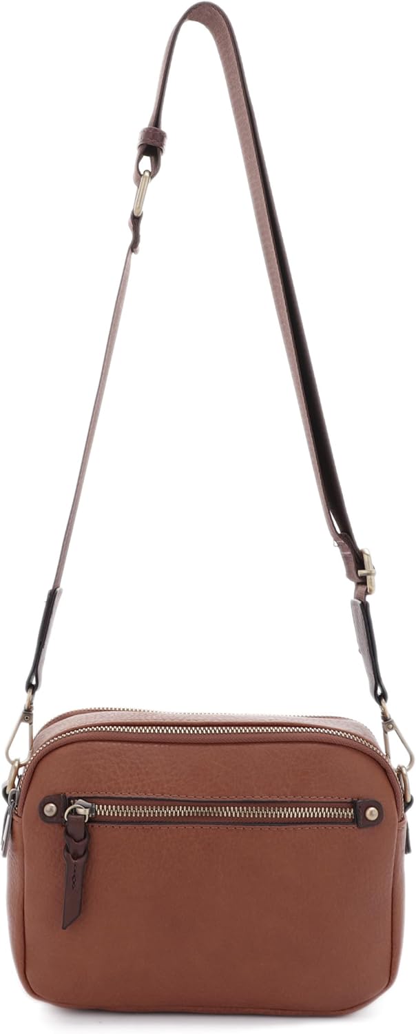 JESSIE & JAMES Small Concealed Carry Camera Crossbody Purse with Wide Shoulder Strap - Image 5