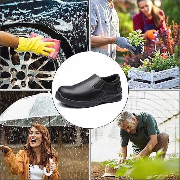 軽量キッチンシェフシューズ、 男性用食品サービス用快適な滑り止め安全作業靴、 耐スマッシュおよび耐パンクシェフシューズ、 フードサー