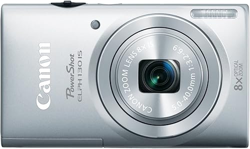 Miniatura 6 de Cámara digital Canon PowerShot ELPH 130 IS 16.0 MP con zoom óptico de 8x, lente gran angular de 28mm y grabación de video HD 720p (Gris) (MODELO