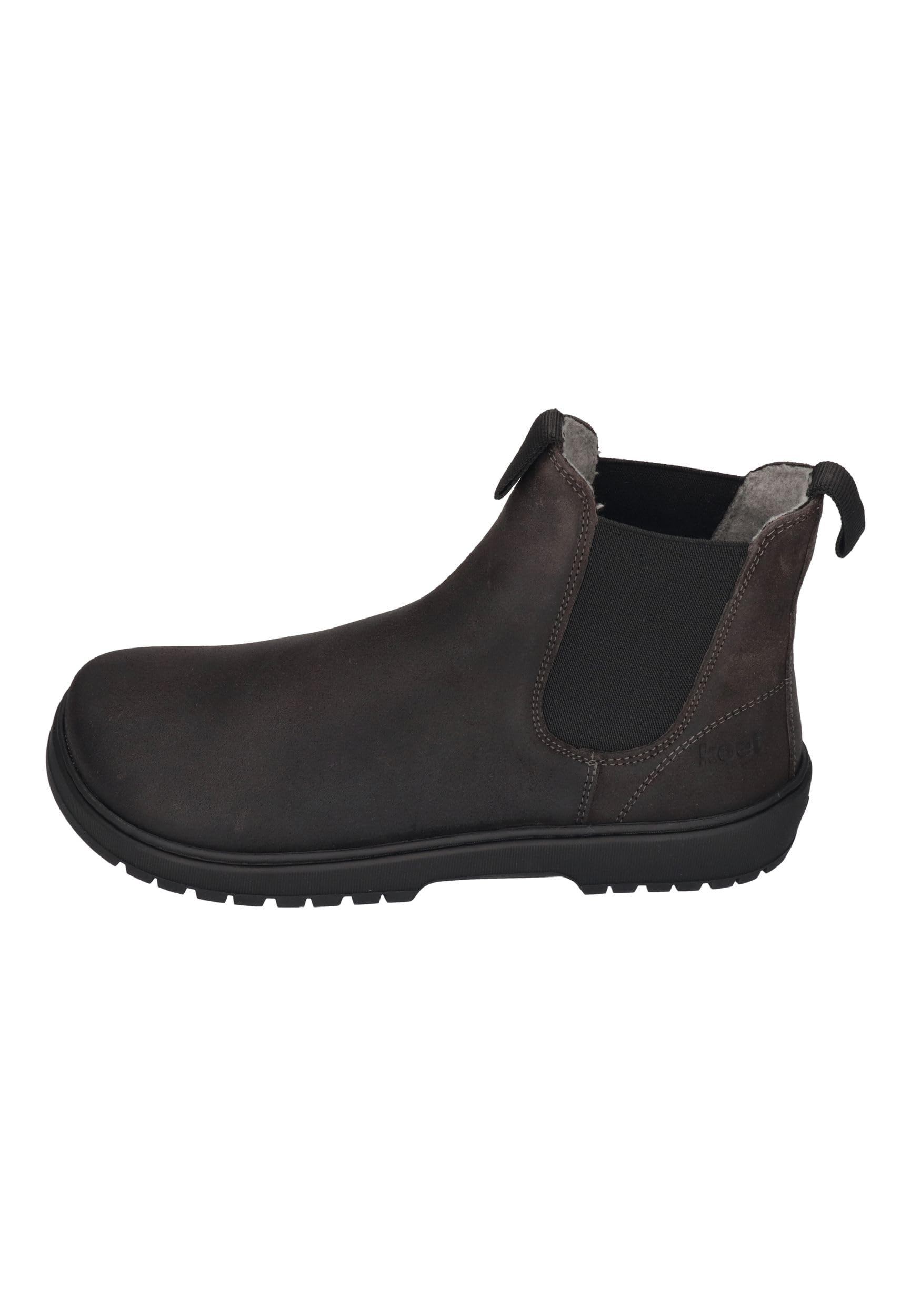 KOEL Damskie buty Barefoot Chelseaboots GAVIEN SUEDE FELT dark grey