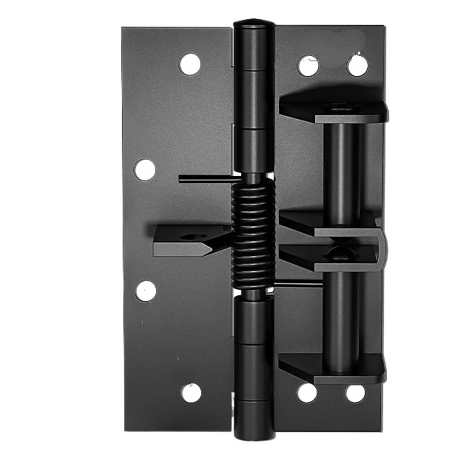 Ozlcua Black Household Multifunctional 90 Degree Positioning, Self-Locking, Silent Hinge, Buffering, Rebound, And Spring(Black)