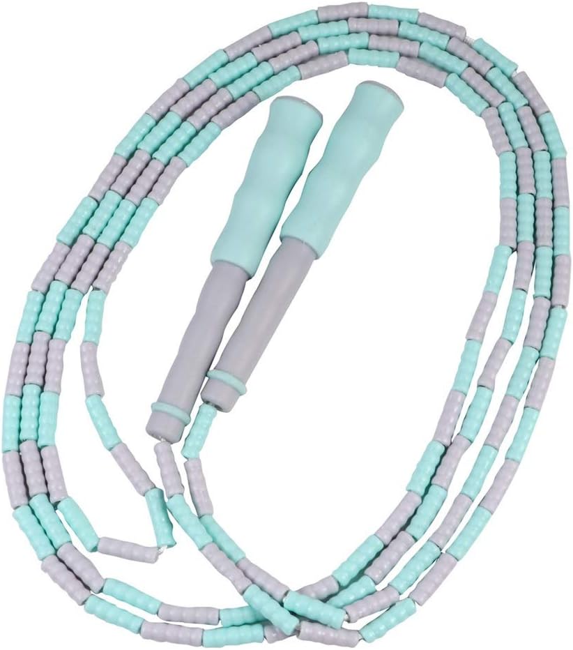 1Pc Adjustable Skipping Rope Beaded Jump for Sports
