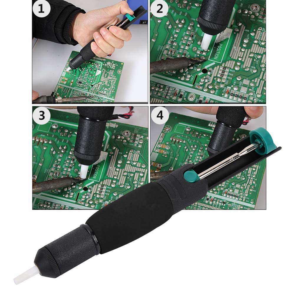 ANKROYU Desoldering Pump, ABS Solder Sucker, Compact Solder Removal Tool, Circuit Board Solder Remover, Solder Sucker Pump for Computer Motherboard