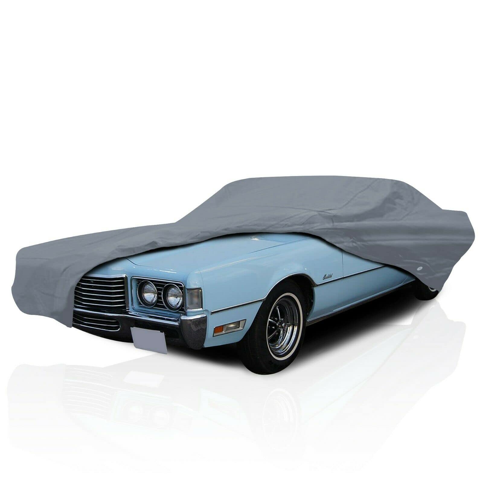 DaShield Ultimum Series Car Cover for Buick Lesabre 1971-1985 Coupe & Sedan 2-Door / 4-Door All Weather Protection Semi Custom Fit Dust, Sun, Snow, Rain Protection Indoor Outdoor