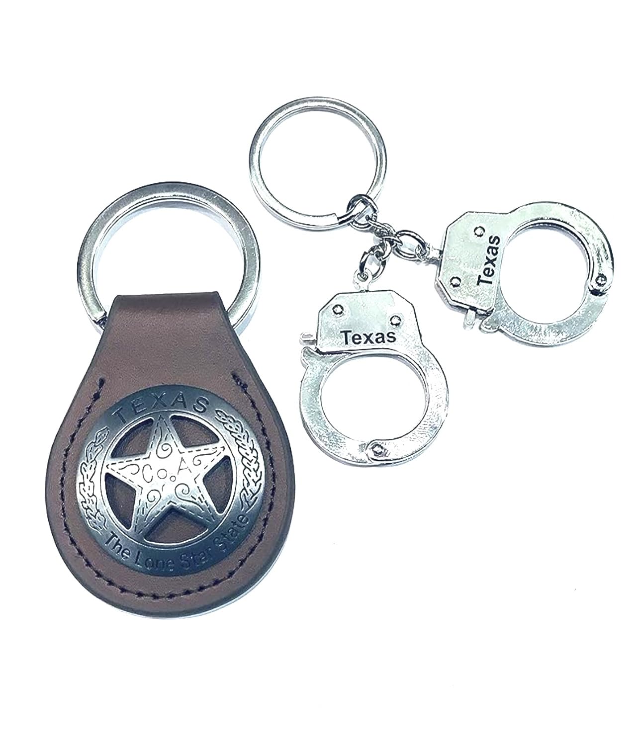 BigTexas Souvenir Keychain Set - Texas Lone Star ...