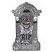Animated Halloween 20" Foam RIP Graveyard Tombstone Halloween Decorations with Great Sound Effect and Laughing Skeleton Face