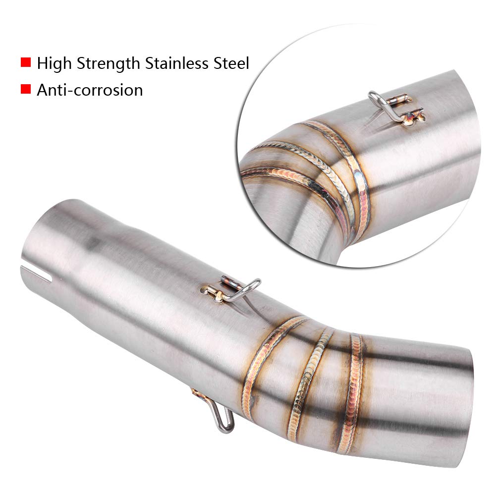 Qiilu Auto syst¨¨mes d'¨¦chappement Silencieux, Tuyau interm¨¦diaire de ventilation du syst¨¨me d'¨¦chappement complet pour moto pour GSX- R600 / GSX-R750 2008